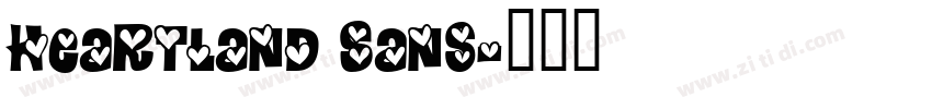 Heartland Sans字体转换
